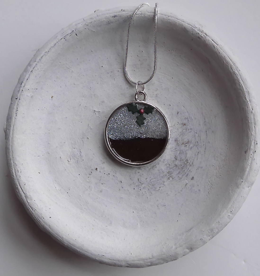 Christmas Pudding Necklace